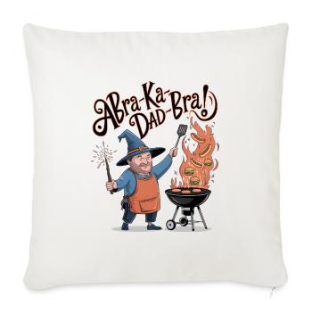 AbraKa-Dad-Bra! - Sofa pillowcase 17,3'' x 17,3'' (45 x 45 cm) - natural white - Front