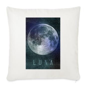 LUNA - Sofa pillowcase 17,3'' x 17,3'' (45 x 45 cm) - natural white - Front