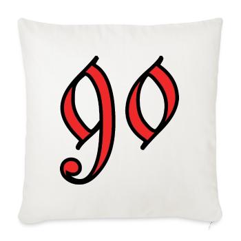 90 - Sofa pillowcase 17,3'' x 17,3'' (45 x 45 cm) - natural white - Front