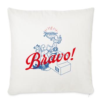 Asterix & Obelix Bravo! Charakterdesign - Sofakissenbezug 45 x 45 cm - Naturweiß  - Vorne