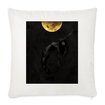 Mondtanz Silhouette - Sofakissenbezug 45 x 45 cm - Naturweiß  - Vorne