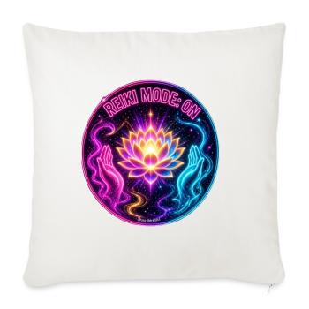 REIKI-MODUS: AN - Sofakissenbezug 45 x 45 cm - Naturweiß  - Vorne