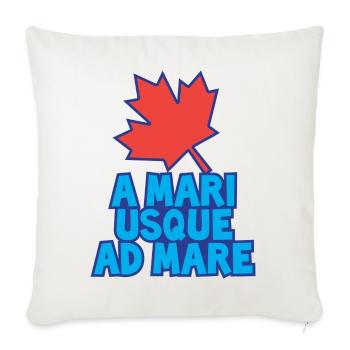 A Mari Usque Ad Mare Canada - Sofakissenbezug 45 x 45 cm - Naturweiß  - Vorne