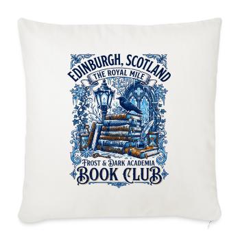 The Edinburgh Scotland Frost And Dark Academia - Sofakissenbezug 45 x 45 cm - Naturweiß  - Vorne