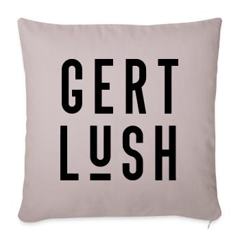 Bristol Dialect Gert Lush - Sofa pillowcase 17,3'' x 17,3'' (45 x 45 cm) - light taupe - Front