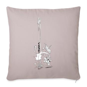 Asterix & Obelix Tchac! - Sofakissenbezug 45 x 45 cm - helles Taupe - Vorne
