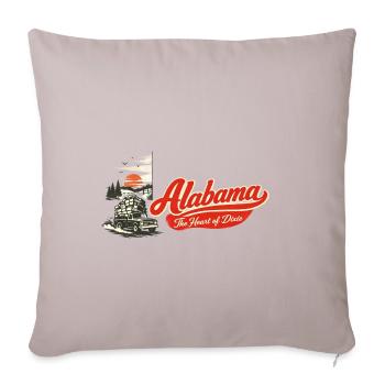 Alabama Retro Vintage Pickup Truck Heart of Dixie - Sofakissenbezug 45 x 45 cm - helles Taupe - Vorne