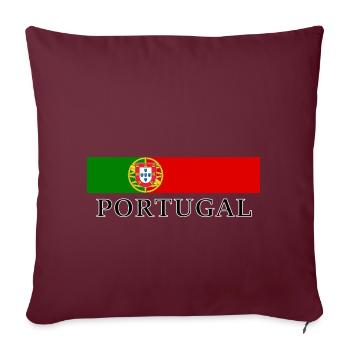 Portugal Headband - Sofa pillowcase 17,3'' x 17,3'' (45 x 45 cm) - burgundy - Front