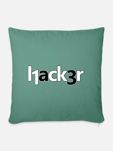 Hacker - Sofakissenbezug 45 x 45 cm - Tanngrün
