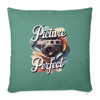 Picture Perfect - Sofa pillowcase 17,3'' x 17,3'' (45 x 45 cm) - cypress green - Front