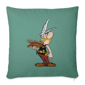 Asterix Präsentiert Den Goldenen Lorbeer - Sofakissenbezug 45 x 45 cm - Tanngrün - Vorne