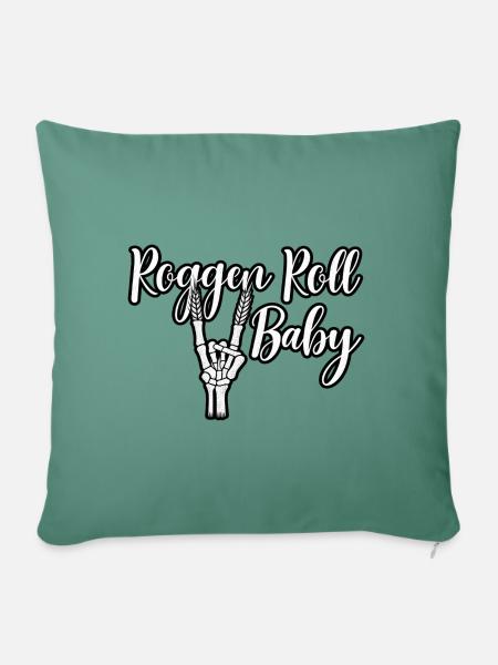 Roggen Roll Baby - Sofakissenbezug 45 x 45 cm - Tanngrün