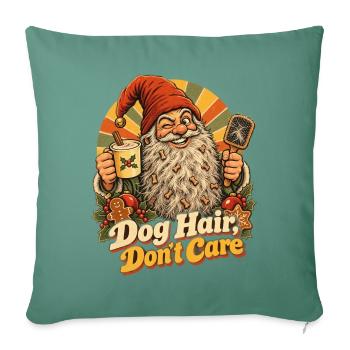 Weihnachten Wichtel Dog Hair Dont Care - Sofakissenbezug 45 x 45 cm - Tanngrün - Vorne