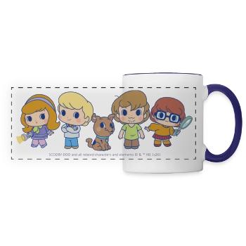 Scooby-Doo X Gokko Mystery Gang Auf Spurensuche - Panoramatasse - Weiß/Kobaltblau - Vorne