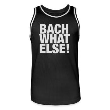 T-shirt de Johann Sebastian Bach - Maillot de basket Homme - noir/blanc - Devant - AI Model Male 185 dark (185cm)