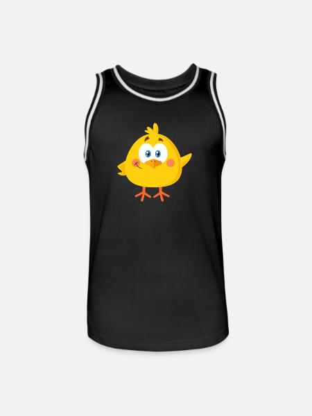 Little chick - Men's Basketball Jersey - black/white