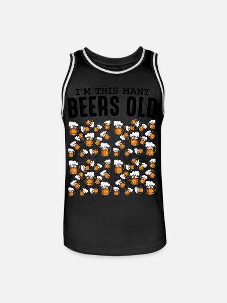 Beer Mug Pattern Collection Birthday 50 - Men's Basketball Jersey -