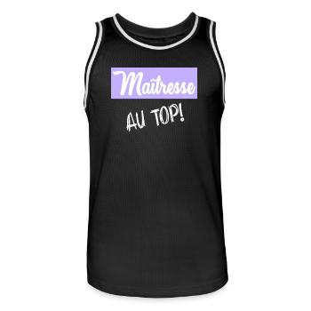 Geliebte - Männer Basketball-Trikot - Schwarz/Weiß - Vorne - AI Model Male 185 dark (185cm)
