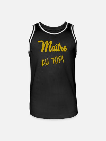MASTER. MASTER - Men's Basketball Jersey - black/white