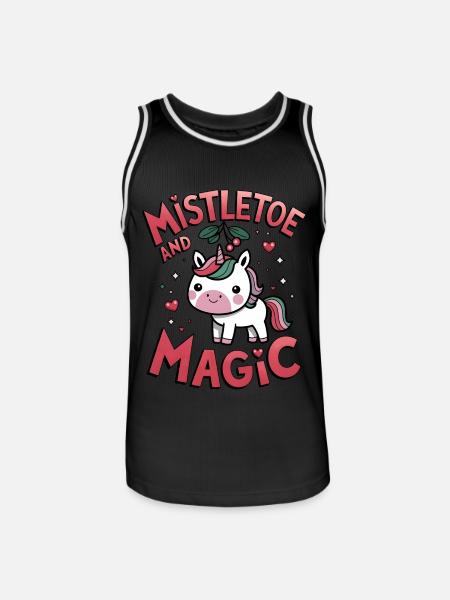 Mistletoe And Magic - Men's Basketball Jersey - 