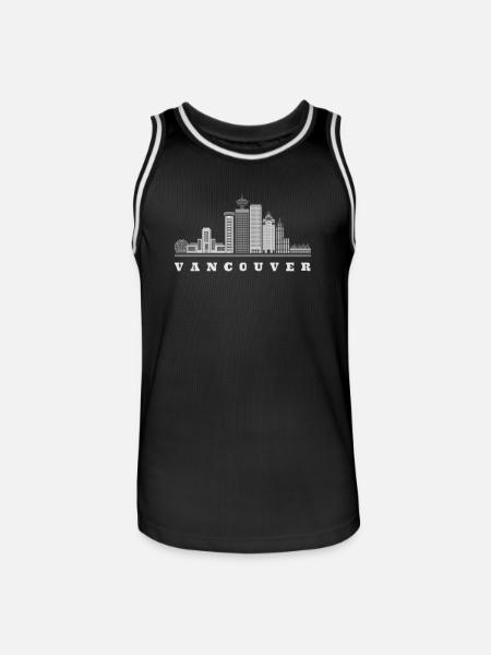 Vancouver Skyline Canada - Maillot de basket Homme - noir/blanc