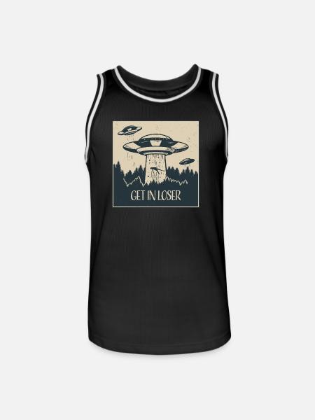 Extraterrestrial UFO Funny Space Gift - Men's Basketball Jersey - 