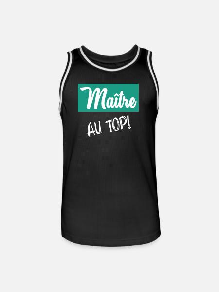 MASTER. MASTER - Men's Basketball Jersey - black/white