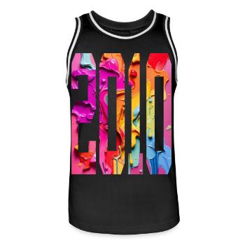 BUNT 16E ANNIVERSAIRE 2010 - Maillot de basket Homme - noir/blanc - Devant - AI Model Male 185 dark (185cm)