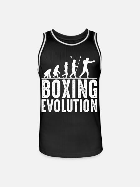 boxer - Men's Basketball Jersey - black/white