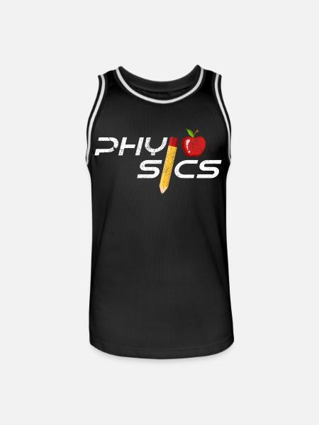 physicist - Men's Basketball Jersey - black/white