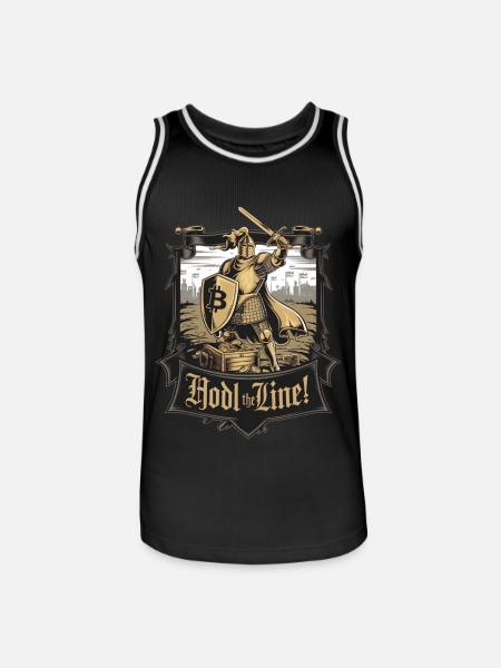 Hodl The Line! - Men's Basketball Jersey - 