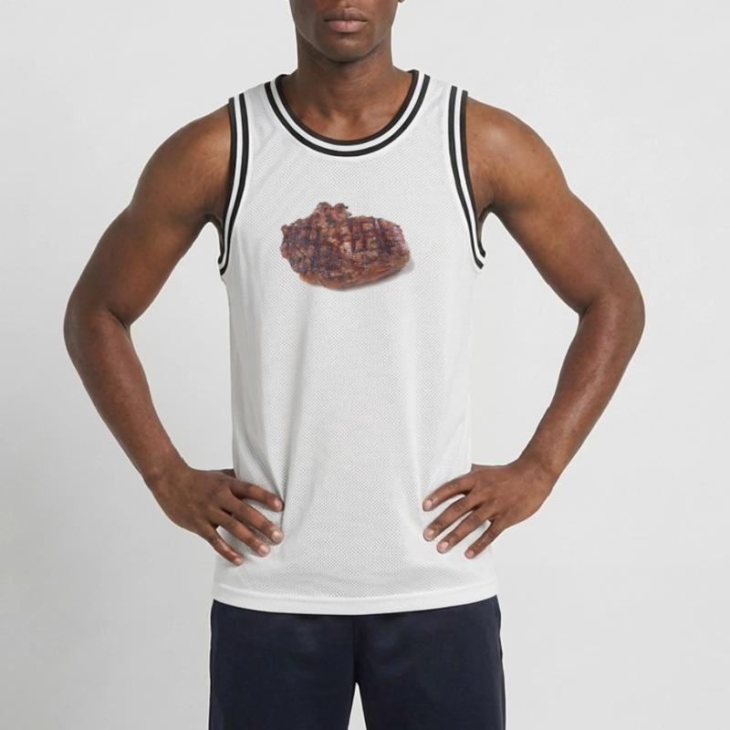 Steak Männer Basketball-Trikot