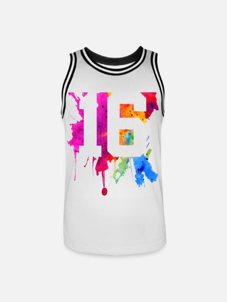 16 YEARS 16TH BIRTHDAY - Men's Basketball Jersey -