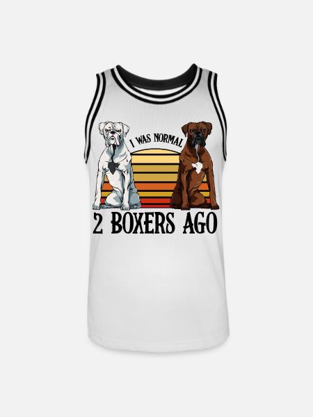 boxer - Men's Basketball Jersey - white/black