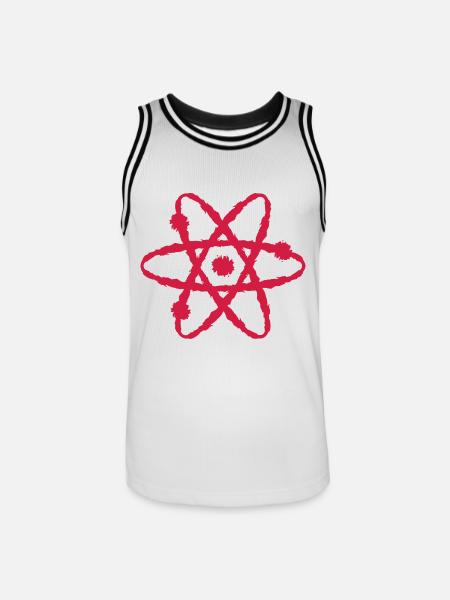 Scientific symbol - Men's Basketball Jersey - white/black