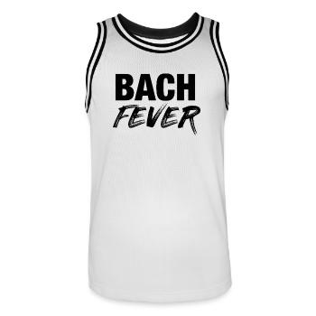 T-shirt de Johann Sebastian Bach - Maillot de basket Homme - blanc/noir - Devant - AI Model Male 185 dark (185cm)