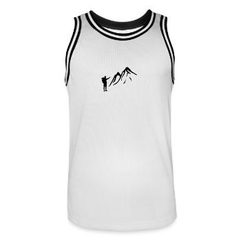 Trekking - Maillot de basket Homme - blanc/noir - Devant - AI Model Male 185 dark (185cm)