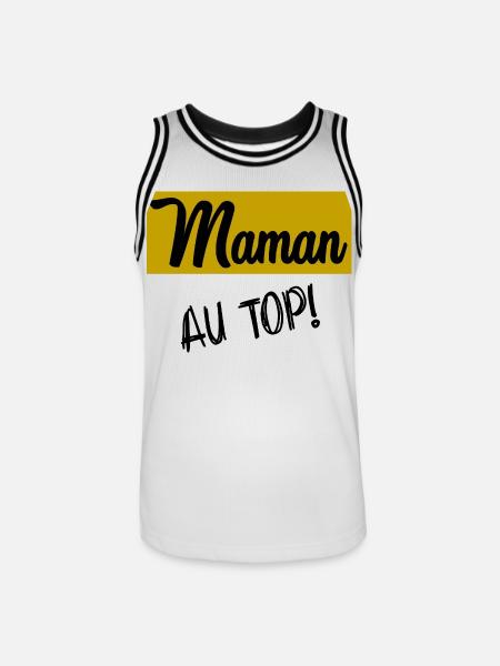 GRANNY. MOTHER'S DAY - Men's Basketball Jersey - white/black