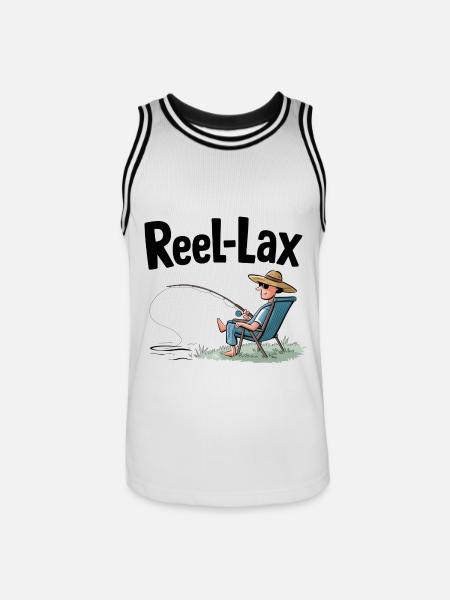 Reel laxiste - Maillot de basket Homme - blanc/noir