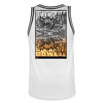 Chemise d’abattage Timber Harvester Forestry Company XO751 - Maillot de basket Homme - blanc/noir - Dos - AI Model Male 185 dark (185cm)