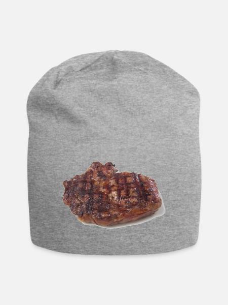 Steak - Bonnet en jersey - gris chiné