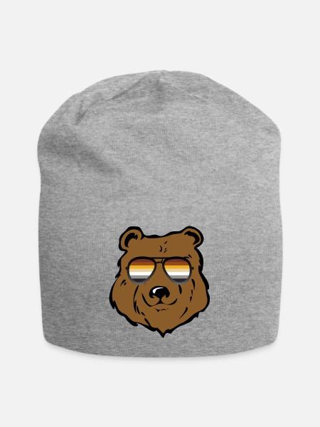 BEAR GAY LGBT PRIDE Bear Community - Jersey-Beanie - Grau meliert