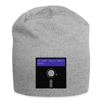 floppy disk - Jersey Beanie - heather grey - Front