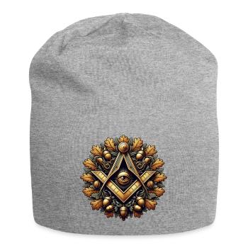 Masonic Logo - Jersey Beanie - heather grey - Front