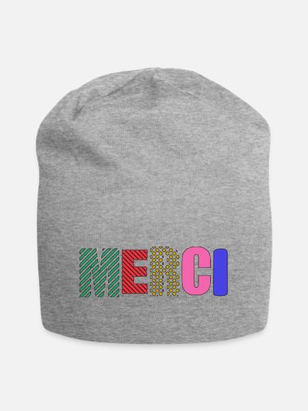 MERCI - Bonnet en jersey - gris chiné