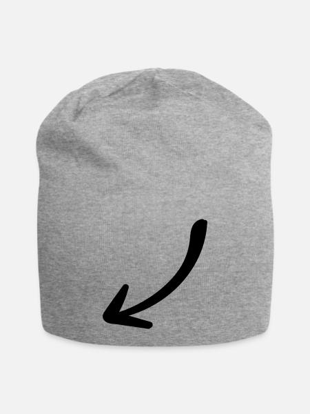 Pfeil - Pfeil - Jersey-Beanie - Grau meliert