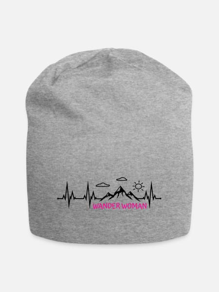 Wander Woman Wanderwoman - Jersey-Beanie - Grau meliert