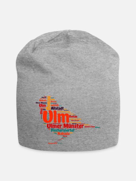 Ulmer Spatz - Jersey-Beanie - Grau meliert