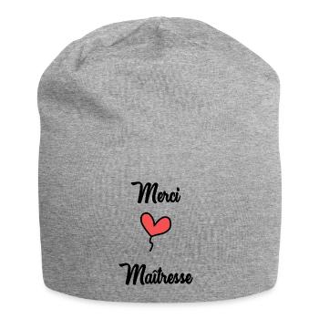 Geliebte - Jersey-Beanie - Grau meliert - Vorne