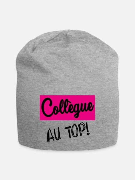 COLLEGUE - Bonnet en jersey - gris chiné